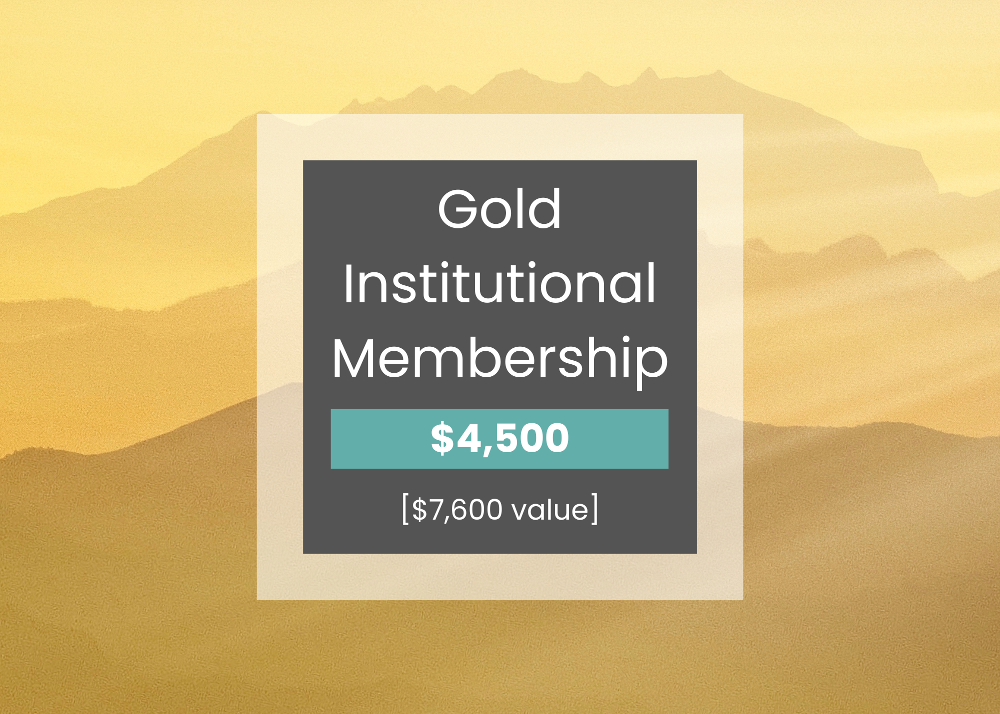 Gold Institutional Membership