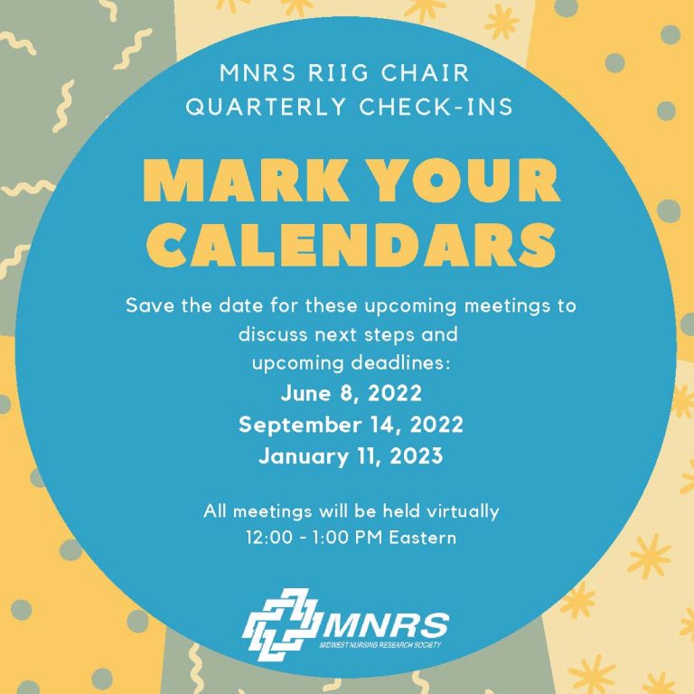 MNRS RIIG Chairs Quarterly Meeting