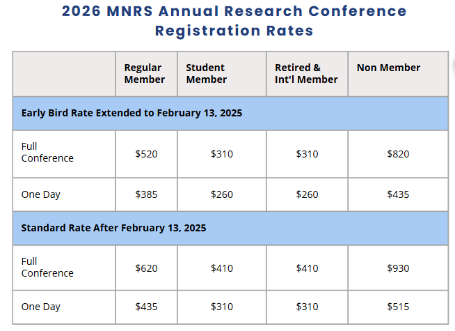 2026 Registration Rates